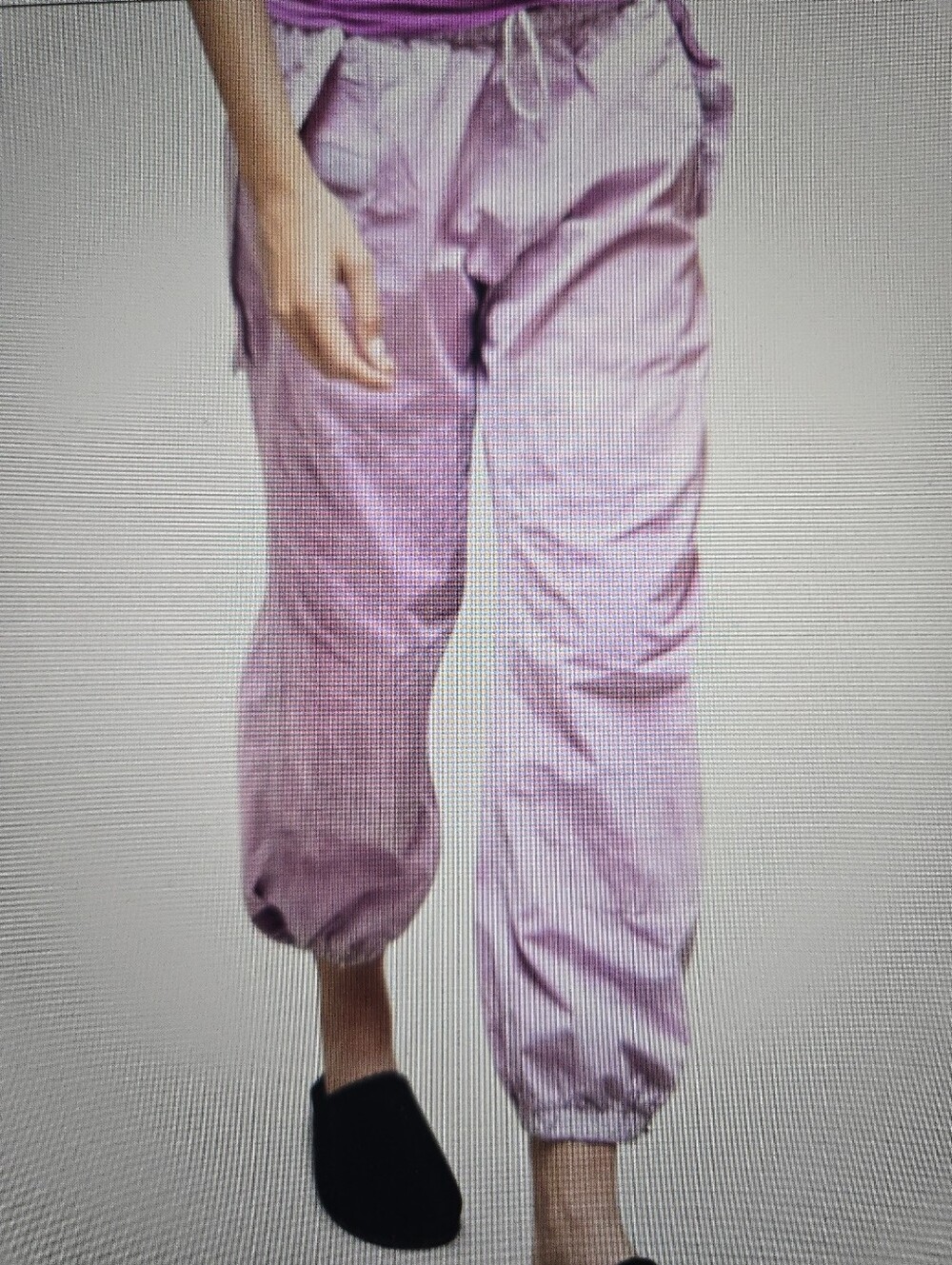 FreeCity Out Of Sight Poplin Air Flapsnap Jump Pant Pink - Picture 2 of 6